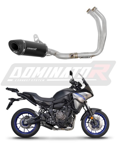 пълна изпускателна система със заглушител DOMINATOR Full System HP8 черен подходящо за мотоциклет Yamaha Tracer 7 / GT 2020 - 2024 3