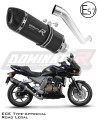 Kawasaki Z750 2004 - 2006 Мотоциклет Одобрен за ЕС Уличен заглушител Спортен ауспух Заглушител Изпускателна система HP1 BLACK Dominator x