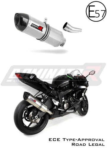ауспух заглушител DOMINATOR хомологиран HP1 подходящо за мотоциклет Kawasaki ZX6R 636 2009 - 2020 5