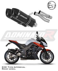Kawasaki Z1000 2010 - 2013 Хомологиран ауспух Глушител HP1 BLACK
