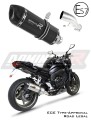 ауспух заглушител DOMINATOR хомологиран HP1 черен подходящо за мотоциклет Yamaha FZ1 FAZER 1000 2006 - 2015 3
