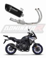 пълна изпускателна система със заглушител DOMINATOR Full System HP6 черен подходящо за мотоциклет Yamaha Tracer 7 / GT 2020 - 2024