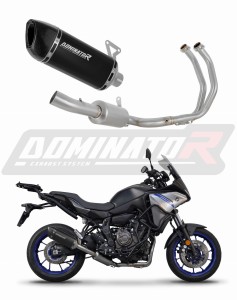 Yamaha Tracer 7 / GT 2020 - 2024 Цяла изпускателна система Колектор ауспух Заглушител HP6 BLACK + dB killer