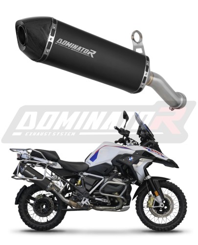 ауспух заглушител DOMINATOR хомологиран черен HP7 подходящо за мотоциклет BMW R1200GS 2013 - 2018