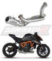 ауспух заглушител decat DOMINATOR GPS Mid Pipe подходящо за мотоциклет KTM 1290/1390 Super Duke 2020 - 2024