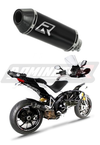 ауспух заглушител DOMINATOR HP3 черен подходящо за мотоциклет Ducati MTS MULTISTRADA 1200 2010 - 2014