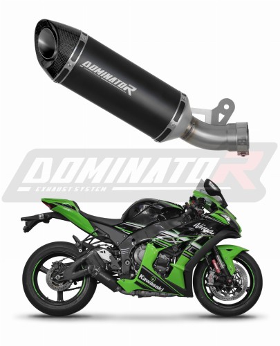 ауспух заглушител DOMINATOR HP8 черен подходящо за мотоциклет Kawasaki ZX10R 2016 - 2020