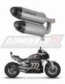 ауспух заглушител DOMINATOR титанов HP8 подходящо за мотоциклет TRIUMPH ROCKET 3 GT 2019 - 2024
