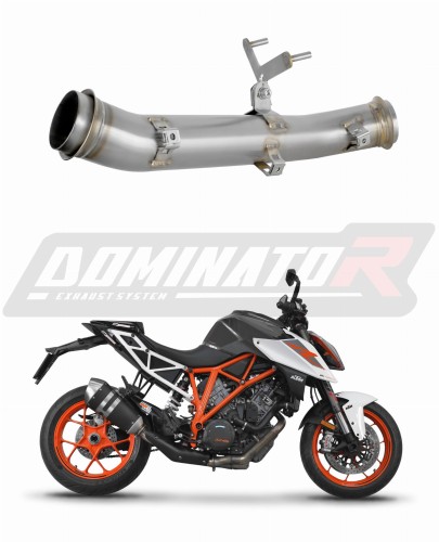 decat среден ауспух DOMINATOR Mid Pipe подходящо за мотоциклет 1290 SUPER DUKE R 2017 - 2019 2