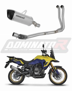 Suzuki V-Strom 800 / DE 2023 - 2024 Цялостна система Колектор ауспух Титаниево заглушително гърне HP6 + dB killer