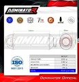 пълна изпускателна система със заглушител DOMINATOR Full System MX2 черен подходящо за мотоциклет Suzuki V-Strom 800 SE / DE 2023 - 2024 4