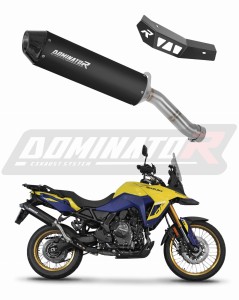 Suzuki V-Strom 800 SE / DE 2023 - 2024 ауспух заглушител MX2 BLACK + dB killer