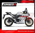 ауспух заглушител DOMINATOR OV G2 черен подходящо за мотоциклет Yamaha YZF-R3 2019 - 2024 6