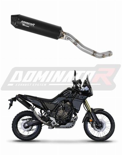 ауспух заглушител DOMINATOR MX2 черен подходящо за мотоциклет Yamaha Tenere 700 2021 - 2024