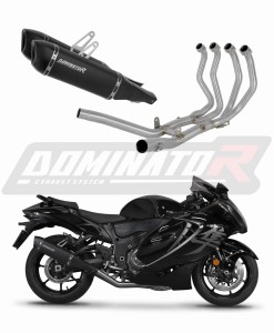 Suzuki GSX 1300 R Hayabusa 2021 - 2024 Full system Колектор ауспух HP6 BLACK