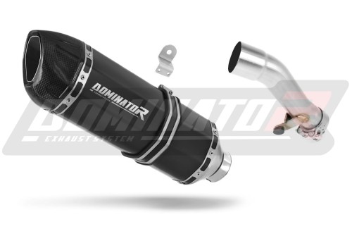 ауспух заглушител DOMINATOR HP1 черен подходящо за мотоциклет Honda NC 700 / 750 X 2012 - 2020