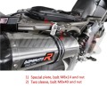 ауспух заглушител DOMINATOR HP1 черен подходящо за мотоциклет Aprilia SL 750 Shiver 2007 - 2016 4