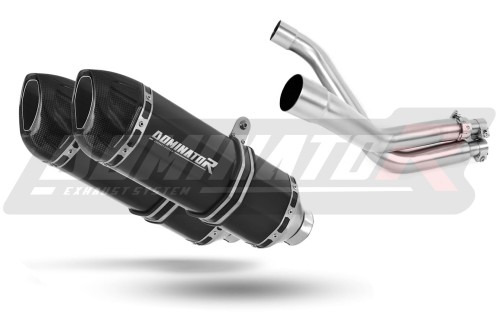 ауспух заглушител DOMINATOR HP1 черен подходящо за мотоциклет Honda FMX 650 2005 - 2009