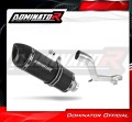 ауспух заглушител DOMINATOR HP1 черен подходящо за мотоциклет Honda NT 650 V DEAUVILLE RC47 1998 - 2005 2