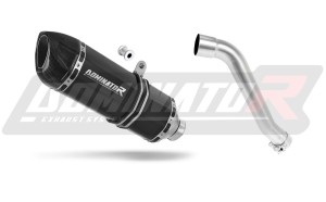 Honda XL 650 V TRANSALP 2001 - 2007 ауспух заглушител HP1 BLACK + dB killer