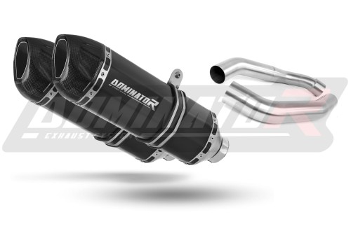 ауспух заглушител DOMINATOR HP1 черен подходящо за мотоциклет Honda CBR 1000F DUAL 1988 - 2000