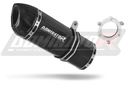 ауспух заглушител DOMINATOR HP1 черен подходящо за мотоциклет Kawasaki ZX6R 1998 - 2002
