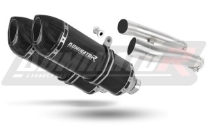 Kawasaki ZZR 1200 2002 - 2005 ауспух заглушител HP1 BLACK + dB killer