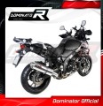 ауспух заглушител DOMINATOR хомологиран овален подходящо за мотоциклет DL 1000 V-STROM 2017 - 2020 2