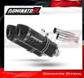 ауспух заглушител DOMINATOR HP1 черен подходящо за мотоциклет Moto Guzzi BREVA ie 750 2003 - 2009 2