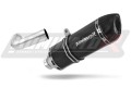 ауспух заглушител DOMINATOR HP1 черен подходящо за мотоциклет Moto Guzzi BREVA 1200