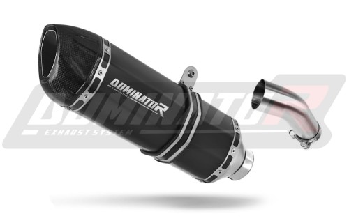 ауспух заглушител DOMINATOR HP1 черен подходящо за мотоциклет Suzuki GSXR 600 L1 L7 2011 - 2017