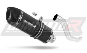 Suzuki XF 650 Freewind 1997 - 2003 ауспух заглушител HP1 BLACK + dB killer