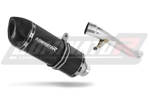 ауспух заглушител DOMINATOR HP1 черен подходящо за мотоциклет Suzuki GSX 750 INAZUMA 1997 - 2003