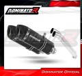 ауспух заглушител DOMINATOR HP1 черен подходящо за мотоциклет Suzuki DL 1000 V Strom 2002 - 2011 2