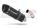 ауспух заглушител DOMINATOR HP1 черен подходящо за мотоциклет Yamaha YBR 250