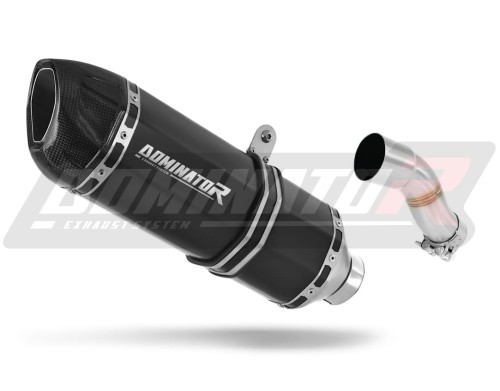 ауспух заглушител DOMINATOR HP1 черен подходящо за мотоциклет Yamaha YBR 250