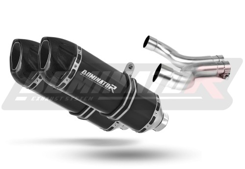 ауспух заглушител DOMINATOR HP1 черен подходящо за мотоциклет Yamaha XJ 600 DIVERSION 1992 - 2004