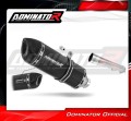 ауспух заглушител DOMINATOR хомологиран HP1 черен подходящо за мотоциклет Yamaha FZS FAZER 1000 2001 - 2005 2