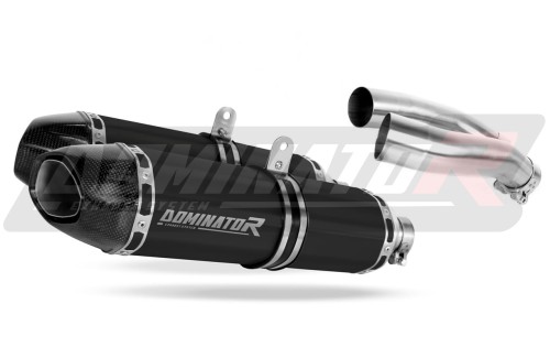 ауспух заглушител DOMINATOR HP1 черен подходящо за мотоциклет Yamaha YZF R1 1000 RN12 2004 - 2006