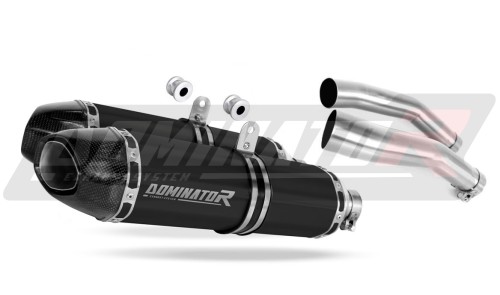 ауспух заглушител DOMINATOR HP1 черен подходящо за мотоциклет Yamaha YZF R1 1000 RN19 2007 - 2008