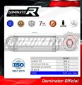 пълна изпускателна система със заглушител DOMINATOR Full System HP1 черен подходящо за мотоциклет Yamaha XJ 6N / S / F 2009 - 2016 3
