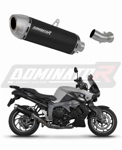 ауспух заглушител DOMINATOR S6 черен подходящо за мотоциклет BMW K1300R 2007 - 2015