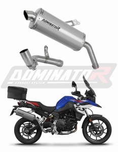 BMW F850GS 2021 - 2023 Междинна тръба + ауспух Титаниево гърне P7 + dB killer