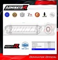 ауспух заглушител DOMINATOR хомологиран HP1 черен подходящо за мотоциклет Honda CBR 600F PC41 2011 - 2015 3