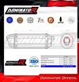 ауспух заглушител DOMINATOR HP1 черен подходящо за мотоциклет Ducati MONSTER 796 2010 - 2015 3