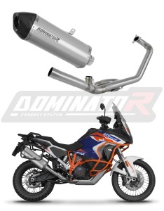 KTM 1290 Super Adventure 2021 - 2024 Пълна система Изпускателен колектор Титанов заглушител HP7 + dB killer medium