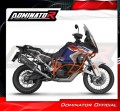 пълна изпускателна система със заглушител DOMINATOR Full System HP7 черен подходящо за мотоциклет KTM 1290 Super Adventure 2021 - 2024 4