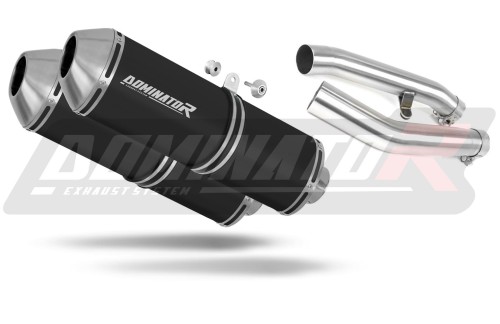 ауспух заглушител DOMINATOR OVR черен подходящо за мотоциклет Yamaha FJR 1300 2001 - 2005