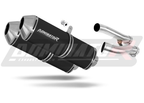 ауспух заглушител DOMINATOR OVR черен подходящо за мотоциклет Yamaha XJR 1300 1999 - 2006