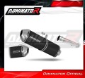 ауспух заглушител DOMINATOR хомологиран OVR черен подходящо за мотоциклет Yamaha FZS FAZER 1000 2001 - 2005 2